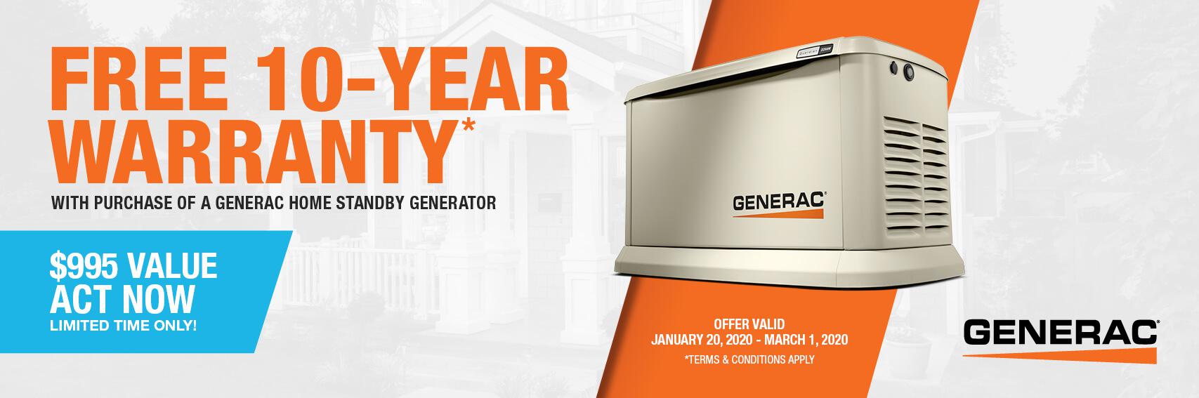 Homestandby Generator Deal | Warranty Offer | Generac Dealer | Greenbush, ME